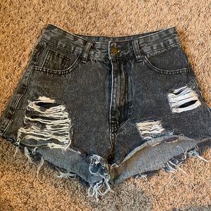 Denim shorts